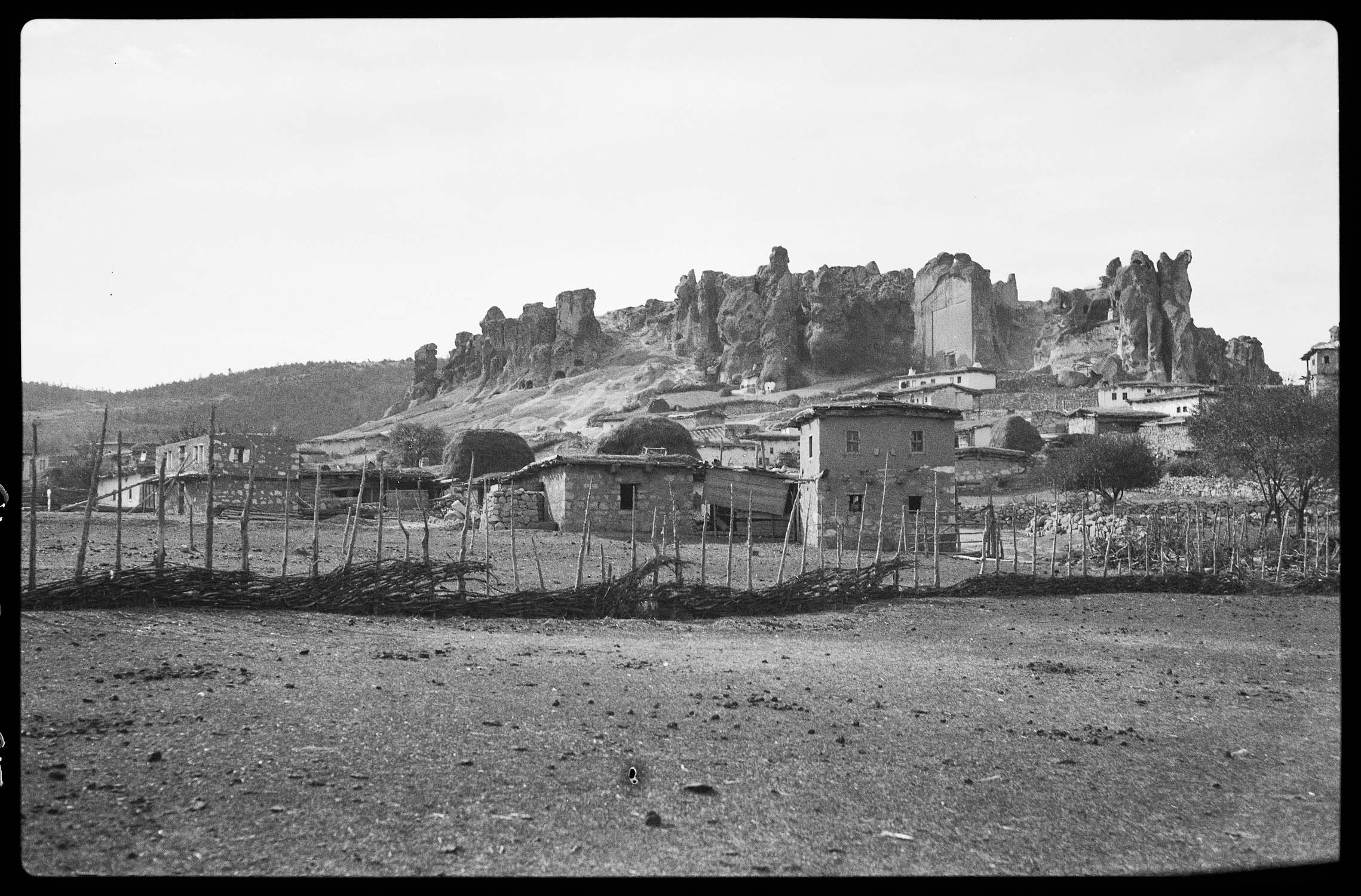 Vue à distance du site